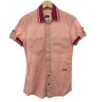 DOLCE&GABBANA ドルチェ&ガッバーナ 半袖リブシャツ  サイズ:46     レッド メンズ