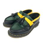 Dr.Martens ドクターマーチン ローファー  表記サイズ:UK3 ADRIAN    ブラック/グリーン レディース