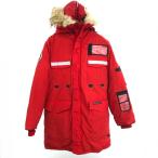 SNOW GOOSE スノーグース ダウンコート  サイズ:M カナダグース初期/コヨーテファー使用 8501/ヴィンテージ   レッド メンズ