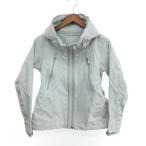 DESCENTE デサント オルテライン/ナイロンフーディジャケット  サイズ:M クレアスハードシェルジャケット DAWTGC40   グレー レディース