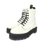Dr.Martens ドクターマーチン JADON 美品 表記サイズ:US L8 レザー/厚底/8ホール    ホワイト レディース