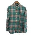 RRL ダブルアールエル ネルシャツ 良好 サイズ:S     グリーン メンズ