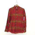 Individualized Shirts インディビジュアライズドシャツ ボタンダウン シャツ 33 レッド メンズ トップス STANDARD FIT チェック