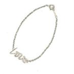 TIFFANY&Co. ティファニー グラフィティラブ SVブレスレット 良好   シルバーカラー AG925 LOVEロゴ レディース パロマピカソ
