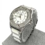 Folli Follie フォリフォリ 腕時計 クォーツ WF6A067BD シルバーカラー ストーンベゼル SS×セラミック レディース ウォッチ watch