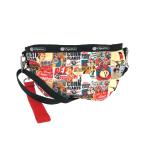 LeSportsac レスポートサック×ケロッグ ショルダーバッグ 美品 マルチカラー ナイロン 総柄 レディース 斜め掛け bag 鞄
