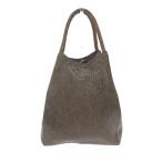 JURGEN LEHL ヨーガンレール ハンドバッグ 良好 ブラウン レザーメッシュ レディース bag 鞄
