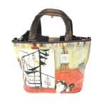 Manhattaner's マンハッタナーズ ハンドバッグ 未使用品 マルチカラー PVC 猫 レディース bag 鞄