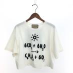 GUCCI グッチ 半袖 カットソー サイズ_L ホワイト レディース トップス 刺繍