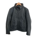 BURBERRY BLACK LABEL バーバリーブラックレーベル レザージャケット 表記なし ブラック メンズ 革ジャン アウター