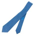 HERMES エルメス  ネクタイ 良好 5773 HA ブルー シルク100％ アンカー 碇 メンズ フランス製 ビジネス 服飾小物