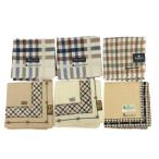 Aquascutum Aquascutum Dux London носовой платок 6 шт. комплект не использовался товар многоцветный хлопок в клетку мужской подарок 