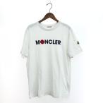 MONCLER モンクレール ロゴ&テニスボールTシャツ サイズ_XL 半袖カットソー コットン ホワイト メンズ