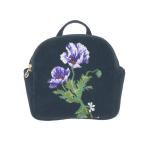 FEILER フェイラー ロマネスクポピーズ リュック 良好 ブラック シェニール織 レディース リュックサック バックパック bag 鞄