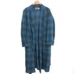 PENDLETON ペンドルトン ガウン コート サイズ_M ブルー メンズ 40s チェック アウター