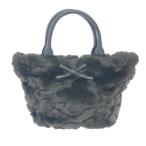 ANTEPRIMA MISTO アンテプリマ ミスト  トートバッグ 美品  グレー ファー  レディース bag  鞄