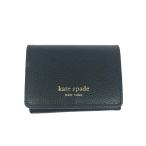Kate spade ケイトスペード 三つ折り財布 ブラック レディース ウォレット