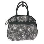 LeSportsac レスポートサック ショルダートートバッグ 良好  フラワー/ナイロン    グレー レディース