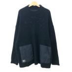 ショッピングused FreshService フレッシュサービス ハイネックコンバットニット 良好 サイズ:L HIGH NECK COMBAT KNIT FSW-22KN 92   ネイビー メンズ