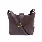 YvesSaintLaurent(YSL) イヴサンローラン  ショルダーバッグ ヴィンテージ品  ブラウン レザー YSLロゴ レディース 斜め掛け bag 鞄