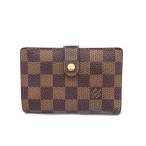 LOUIS VUITTON ルイヴィトン ダミエ エベヌ ポルトモネビエヴィエノワ 二つ折り財布 N61664 CA1025 ブラウン レディース ウォレット