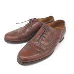 REGAL リーガル シューズ 良好 ブラウン レザー ウイングチップ メンズ 約25cm相当 靴 shoes