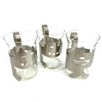 Manhattaner's マンハッタナーズ  タンブラー 3個セット 新品同様   ガラス  洋食器