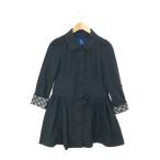 ショッピングBURBERRY BURBERRY BLUE LABEL バーバリーブルーレーベル  ナイロンコート 良好 サイズ:36  ブラック  レディース  アウター