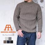 ANDERSEN-ANDERSEN アンデルセンアンデルセン THE NAVY CREWNECK ザ ネイビー クルーネック 5ゲージ フィッシャーマンセーター ウール イタリア製