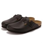 ショッピングビルケン ビルケンシュトック　ボストン　サンダル　BIRKENSTOCK　#060191/#060193　Boston BLACK SMOOTH LEATHER 〔SK〕