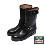 JELADO the BOOTED ENGINEER BOOT BLACK ジェラードザブーテッド エンジニアブーツ ブラック JB94901 馬革 ホースバット ワークブーツ 革靴 メンズ 〔FL〕