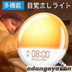 目覚まし時計 目覚ましライト 光 デジタル スヌーズ機能 クロックラジオ アラーム ベッドサイドランプ 多色ムードFMラジオ 寝坊対策 敬老の日