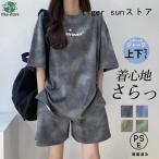 ジャージ 上下セット レディース 春夏 半袖 スウェット ショートパンツ セットアップ 英字柄 運動服 スポーツウェア パジャマ 部屋着 おしゃれ