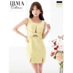 IRMAイルマキャバドレスラウンドネックノースリーブバストシースルーウエス...