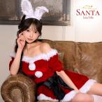 サンタコスプレ 衣装 セット うさ耳 カチューシャ ミニ ワンピース オフショル セクシー うさぎ アニマル かわいい