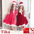 サンタ コスプレ 大きいサイズ サンタコス サンタ衣装 レディース フェザー ミニドレス スカート クリスマス 赤
