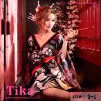 Yahoo! Yahoo!ショッピング(ヤフー ショッピング)コスプレ 衣装 レディース 大きいサイズ 着物 着物風ドレス 黒 赤 セクシー 華麗和テイスト ロングドレス ブラック レッド 黒 赤