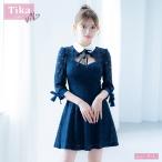 [TikaPimil]キャバドレス韓国キャバドレスキャバクラドレスミニ袖あ...
