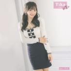 [TikaPimil]キャバドレス韓国キャバドレスキャバクラドレスUネック...