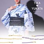 ゆかた激安飾り帯紐クリームパープル浴衣着物振袖アレンジ帯締め帯締帯留め浴衣...