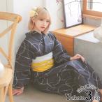 浴衣 レディース 浴衣セットゆかた 花火大会 レトロ モダン サークル柄 ゆかた 3点セット 浴衣 兵児帯 下駄