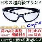 AGAIN調光サングラス 調光レンズ 日本TOP級ブランドDNAメーカー共同開発 釣り ゴルフ スポーツ アウトドア