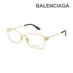 国内正規品 バレンシアガ メガネ 眼鏡 フレーム のみ BB0340O-003 ゴールド ノーズパッド レディース BALENCIAGA