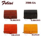 ショッピングフェリージ フェリージ 財布 Felisi 3500-SA  M.BROWN D.BROWN ORANGE MANGO