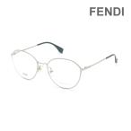 ショッピングフェンディ FENDI フェンディ メガネ フレーム FF 0340/F 3YG 53 シルバー ノーズパッド レディース