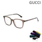 ショッピングgucci グッチ メガネ  眼鏡 フレーム のみ GG0831OA-003 ブラウン アジアンフィット メンズ GUCCI