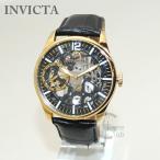 インビクタ 腕時計 INVICTA 時計 12405 Vintage ヴィンテージ ブラック レザー/ゴールド メンズ インヴィクタ