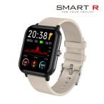 国内正規品 SMART R スマートウォッチ Q-9PRO ベージュ メンズ レディース 腕時計 スマートR