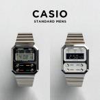 ショッピングカシオ 並行輸入品 10年保証 CASIO STANDARD MENS カシオ スタンダード A100WE.WEG.WEGG 腕時計 時計 ブランド メンズ チープ チプカシ デジタル 日付 角型