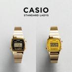 並行輸入品 10年保証 CASIO STANDARD LADYS カシオ スタンダード 腕時計 時計 ブランド レディース 女の子 チープカシオ チプカシ デジタル ゴールド 金 メタル